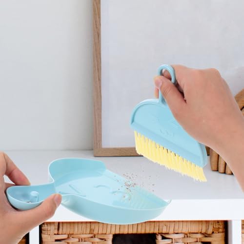 3 Sets Mini Dustpan and Brush Set - Image 4