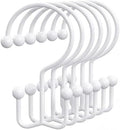 OEH 24 Pcs Shower Curtain Hooks, Metal Shower Curtain Rings, Decorative Shower by OEH