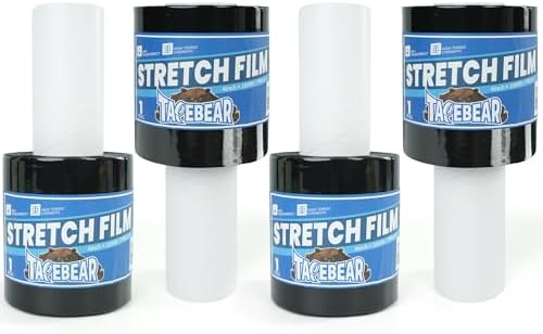 TAPEBEAR Black Stretch Wrap Film by TAPEBEAR