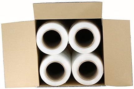 PackageZoom 4 Rolls Clear Stretch Wrap Film 18” x 1500 feet Plastic Wrap - Image 4