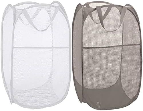 BATTOO Deluxe Strong Mesh Pop up Laundry Hamper Basket by BATTOO
