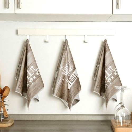 Bencailor 6 Pcs Farmhouse Kitchen Towels Brown Kitchen Decor and Accessories - Image 2
