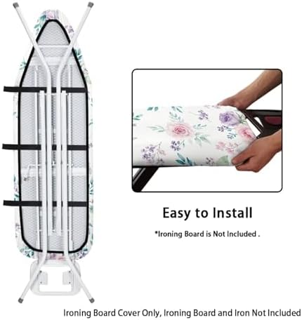 Rose Ironing Board Cover, Fits Most Standard Boards, Dustproof Ironing Accessory - Image 4