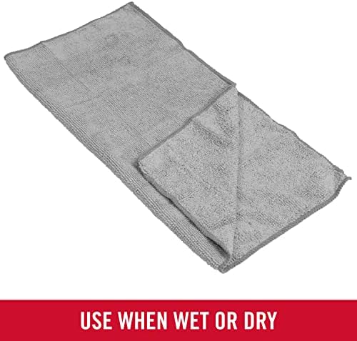 Rubbermaid All Purpose Microfiber Cleaning Cloth Towels, 50 Pack, Non-Scratch - Image 4