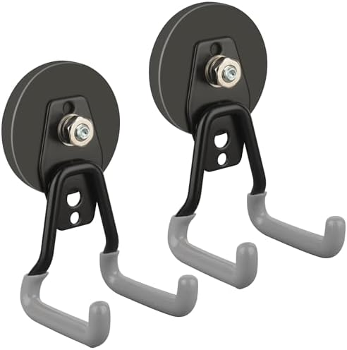 ULIBERMAGNET New Upgraded Heavy Duty Magnetic Hooks, Strong Large Magnet Hooks by ULIBERMAGNET