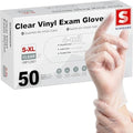 Schneider Medical Vinyl Exam Disposable Gloves Latex Free by Schneider
