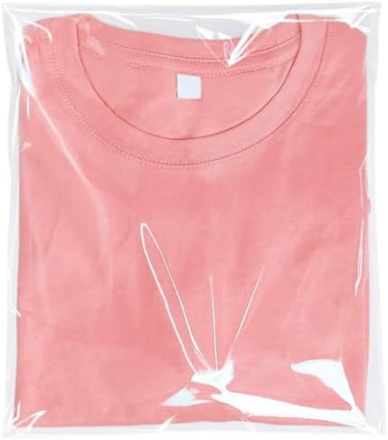 100 Pieces Clear Plastic Bags for Packaging, Clothing & T-Shirts Strong Packing - Image 6