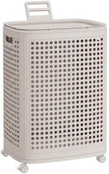 SONGMICS Laundry Hamper with Wheels, 75 L Laundry Basket with Lid by Unknown