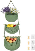 Halidali 3 Tier Hanging Fruit Baskets by Unknown