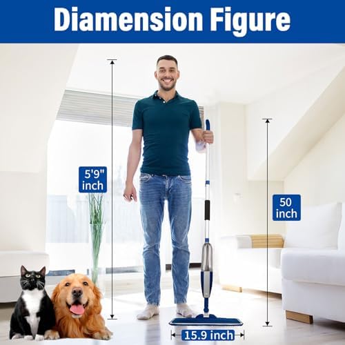 Spray Mop for Floor Cleaning, 2 Pack - Image 5