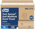 Tork Soft Xpress Multifold Paper Hand Towels, 16 Packs X 135 Towels by Tork