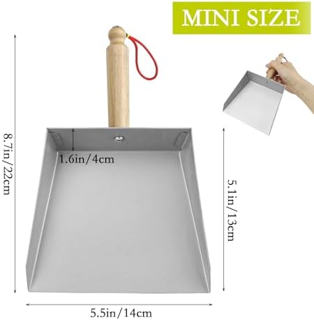 Mini Stainless Steel Dustpan - Image 2