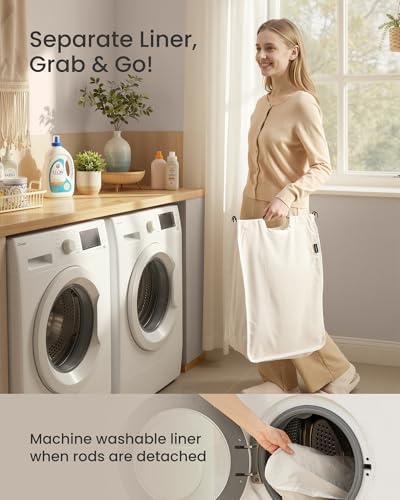 SONGMICS 3-Section Laundry Hamper - Image 6