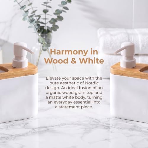 RQYIXI 2-in-1 Ceramic Soap Dispenser - Image 2