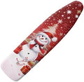 Snowman 15x54 Ironing Board Cover and Pad Elastic Edge Applicable Standard Size by Vanideaoty