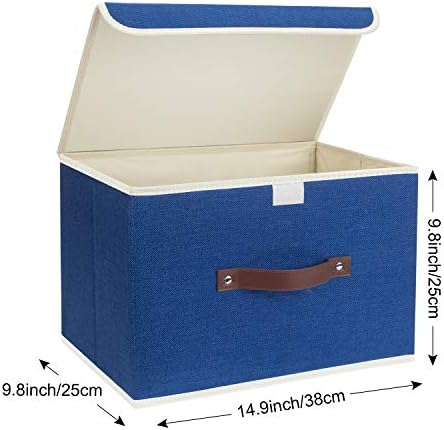 TYEERS Collapsible Storage Boxes, Washable Fabric Storage Bins - Image 2