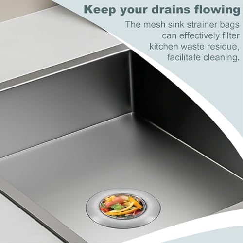 400 Pack Disposable Drain Covers, Disposable Sourdough Mesh Sink Strainer - Image 3