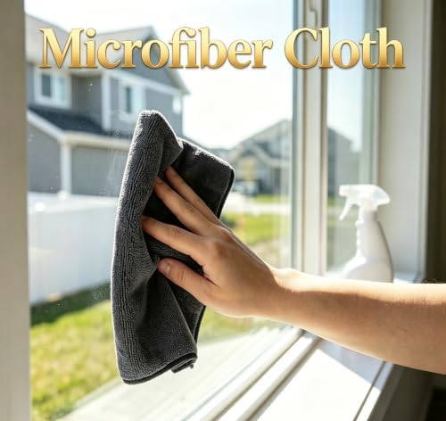 5Pcs Genie-Cloth Magic Cleaning Cloths, Reusable Microfiber Cleaning Cloth - Image 3