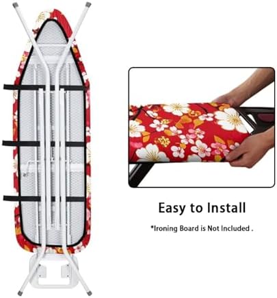 Ironing Board Cover, Flower Pretective Covers 15 x 54 Heavy Duty Iron Board - Image 4