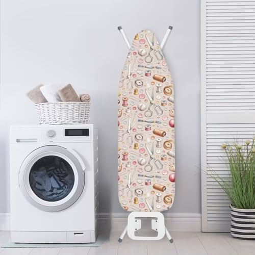 Ironing Board Covers Standard Size Cute Sewing Machine Pattern Ironing Board - Image 4