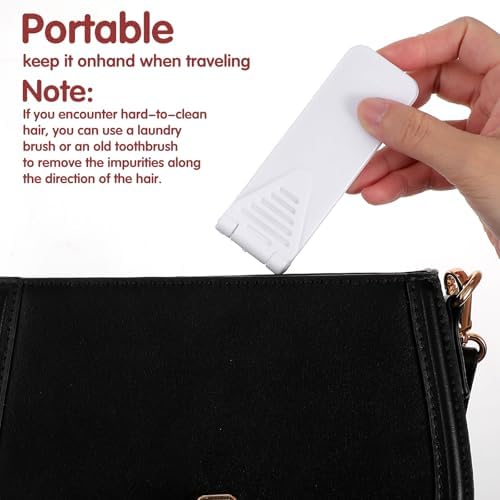 Hecila Foldable Lint Brush for Clothes Portable Lintbrushes Compact Size - Image 4
