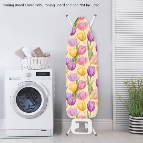 Tulip Ironing Board Covers Standard Size Soft Ironing Board Dust Cover Home - Image 3