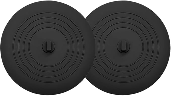 Tub Stopper 2PCS, Bathtub Drain Stopper, 6 inches Bathtub Tub Drain Cover by Unknown