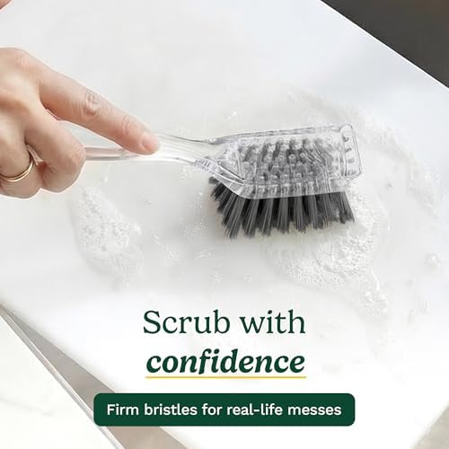 Cuisinart Dish Brush with Handle, 2 Pack, Firm Bristles - Image 3