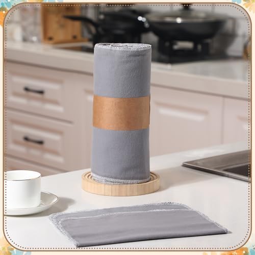 36 Pack Reusable Paper Towels Roll Cleaning Cloth - Image 2