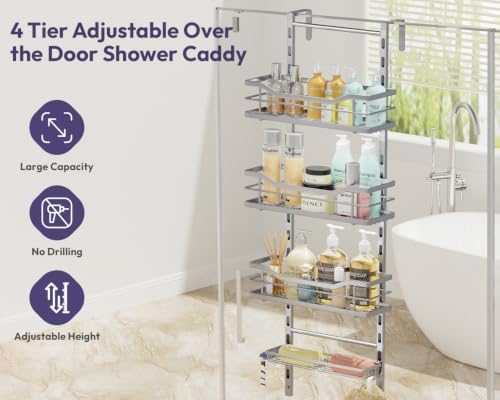 SWTYMIKI Over the Door Shower Caddy - Image 2