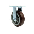 Service Caster Brand Replacement Caster for Uline Caster H-4942R - Rigid Top Plate Caster with 6 Inch Polyurethane Wheel - Heavy Duty Replacement Caster - Fits Platform, U-Boat and Panel Trucks H-6126
