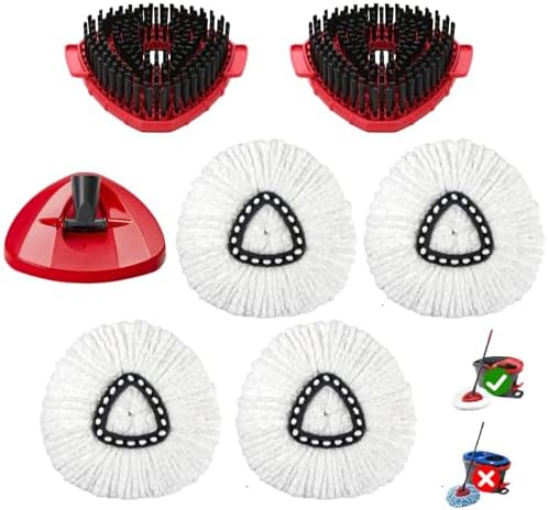 7 Pack Mop Replace Head for Ocedar Spin Mop Replacements Scrubber | Compatible by YZJAJZY