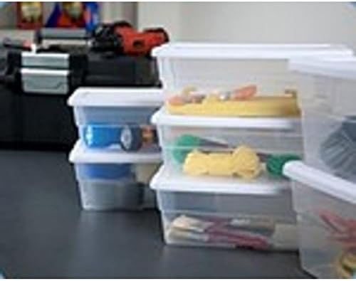 STERILITE Storage Box 13.5" X 8.3" X 4.8", 6 Qt. Clear - Image 3