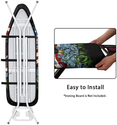 Eagle Ironing Board Cover 15x54 inch American Flag Ironing Board Dust Cover Non - Image 4