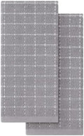 Homaxy 100% Cotton Terry Kitchen Towels, 2 Pack, Light Grey by Homaxy