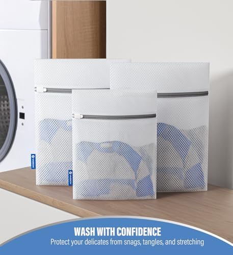 VASSON Mesh Laundry Bags for Delicates, Durable Lingerie Wash Bag Set - Image 5