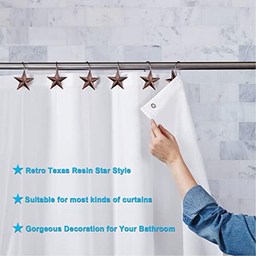 AGPtek Star Shower Curtain Hooks - Image 6