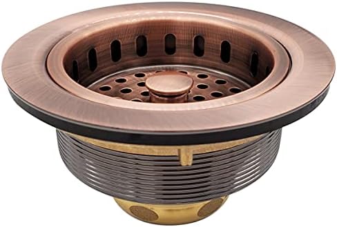 Westbrass A214-11 3-1/2" Post Style Large Kitchen Sink Basket Strainer - Image 7