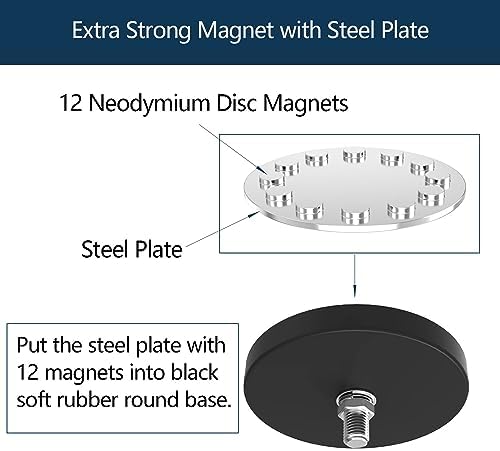 Large Magnetic Hooks Heavy Duty, Magnetic Utility Hooks - Image 3