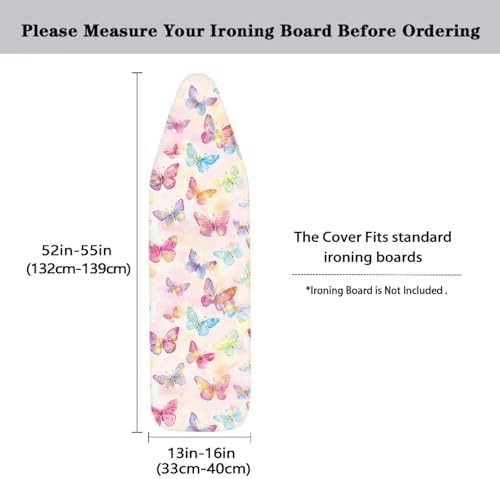 Coloured Butterfly Ironing Board Cover Cute Ironing Board Bag Heat Insulation - Image 5