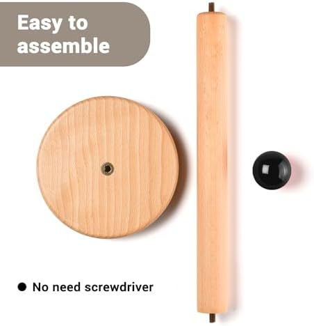 Paper Towel Holder, Wooden Kitchen Roll Stand - Image 3