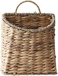 GYASVWU Woven Hanging Basket Water Hyacinth Hanging Wall Basket Wicker Handmade by GYASVWU