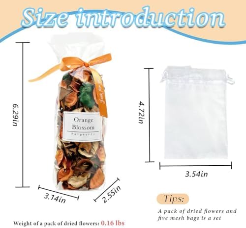 Orange Citrus Scented Potpourri Bowl Filler - Image 2