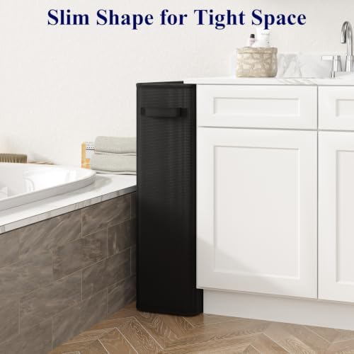 Optish 90L Slim Laundry Hamper, Large Laundry Basket - Image 2
