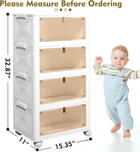 CTSNSLH 4 Tier Plastic Storage Bins - Image 2