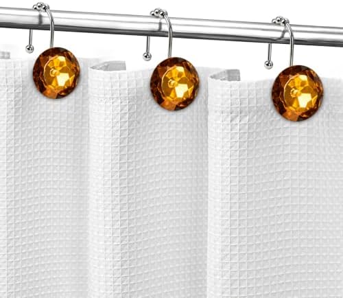 Sunlit Luxury Design Round Brown Diamond Crystal Gem Bling - Image 4