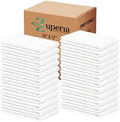 ZUPERIA Terry Towels Pack of 60 100% Cotton Terry Barmop Towels by Zuperia