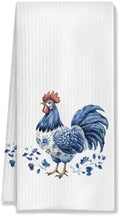 Chinoiserie Chicken Kitchen Towels, Chicken Lover Mom Lady Gifts Decorative by HUGANE