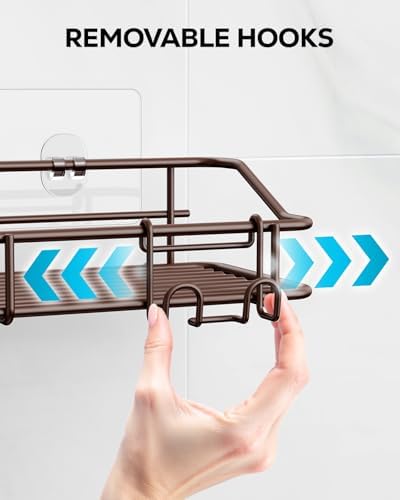 Nieifi Shower Caddy Adhesive, Shower Shelves, Shampoo Holder - Image 5