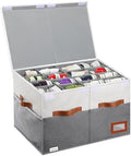 Supowin Large Shoe Organizer for Closet, Foldable Shoe Storage Bin by Supowin